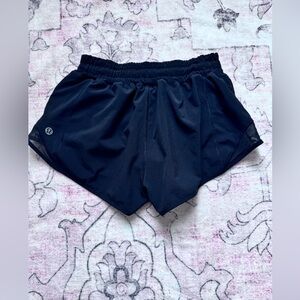 Lululemon Black Hotty Hot Shorts